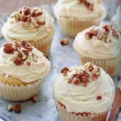 Buttermilk Cupcakes with Maple Frosting